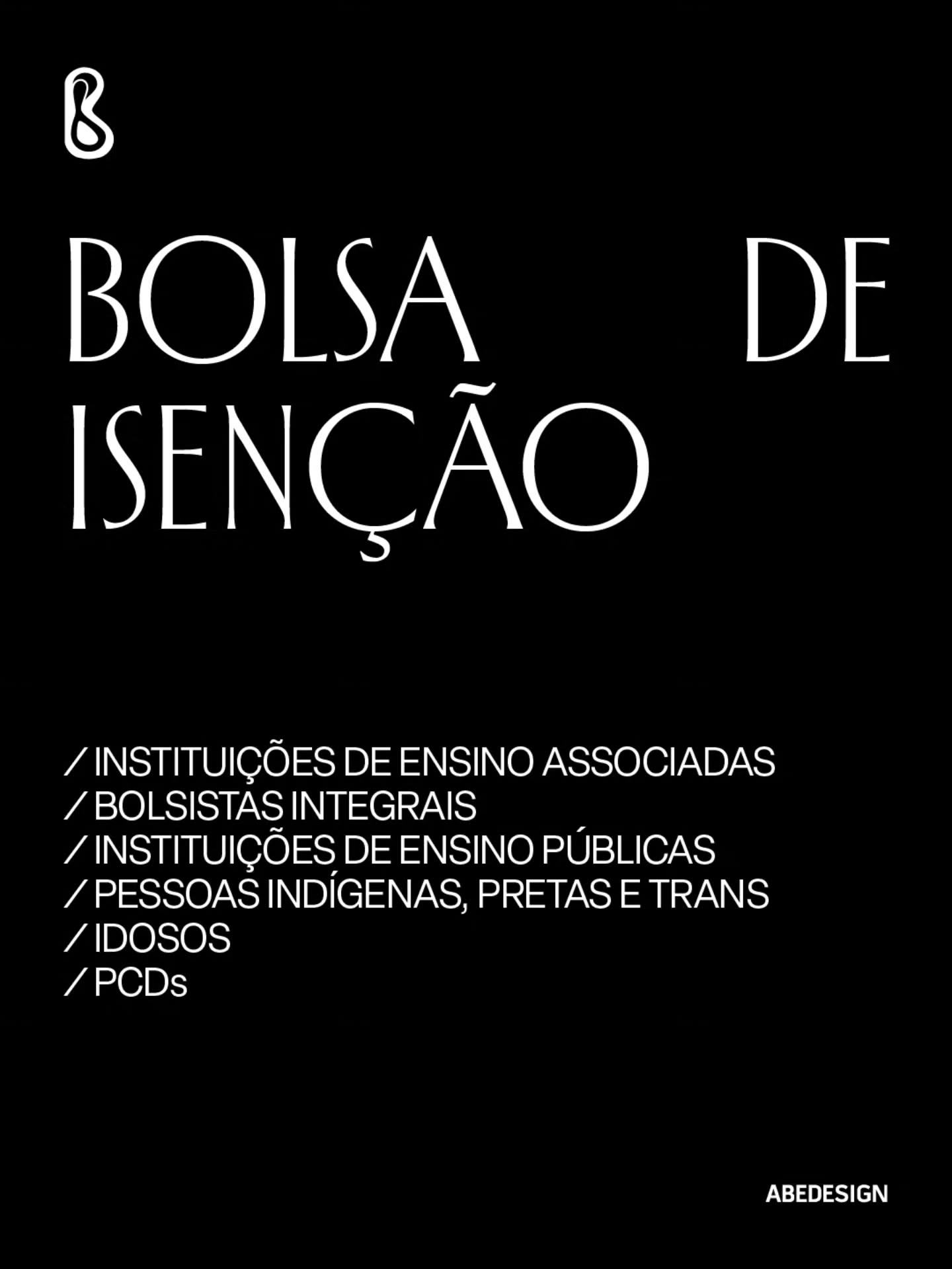 Republicação Bolsa de isenção