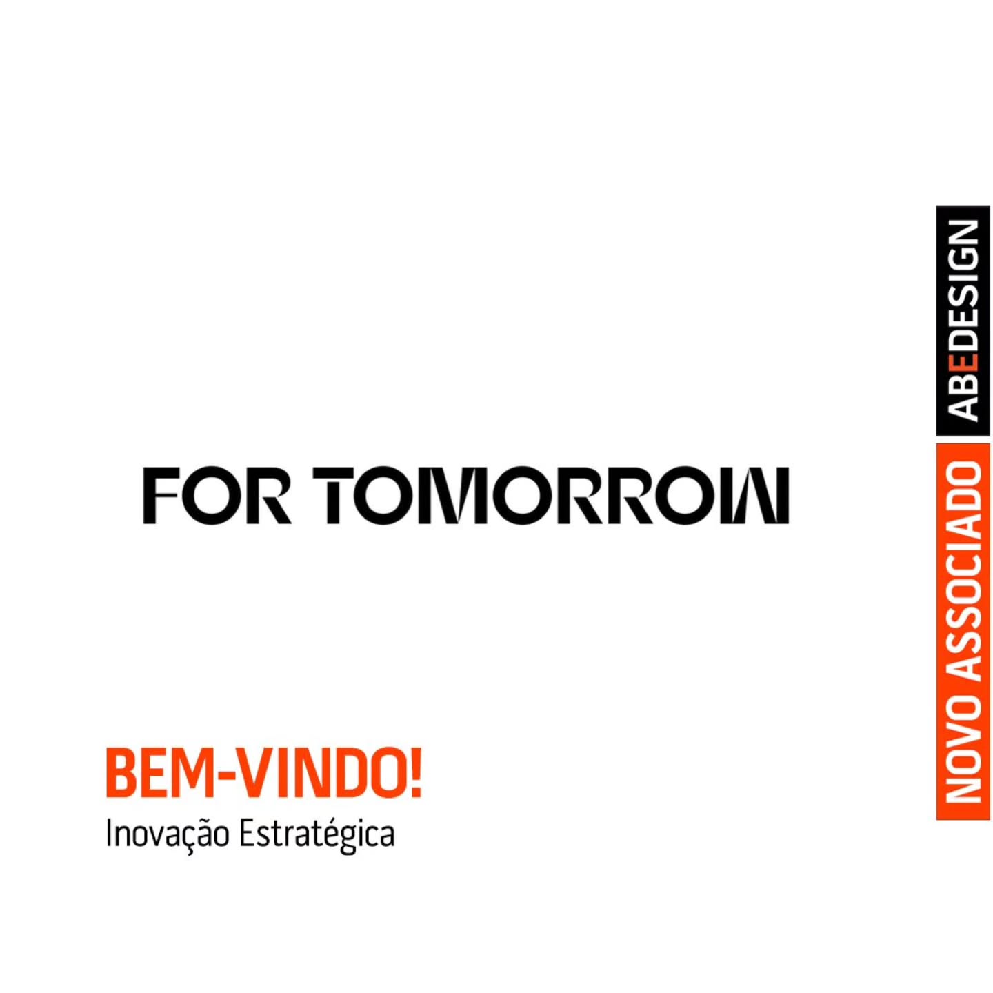 Republicação novo associado For Tomorrow