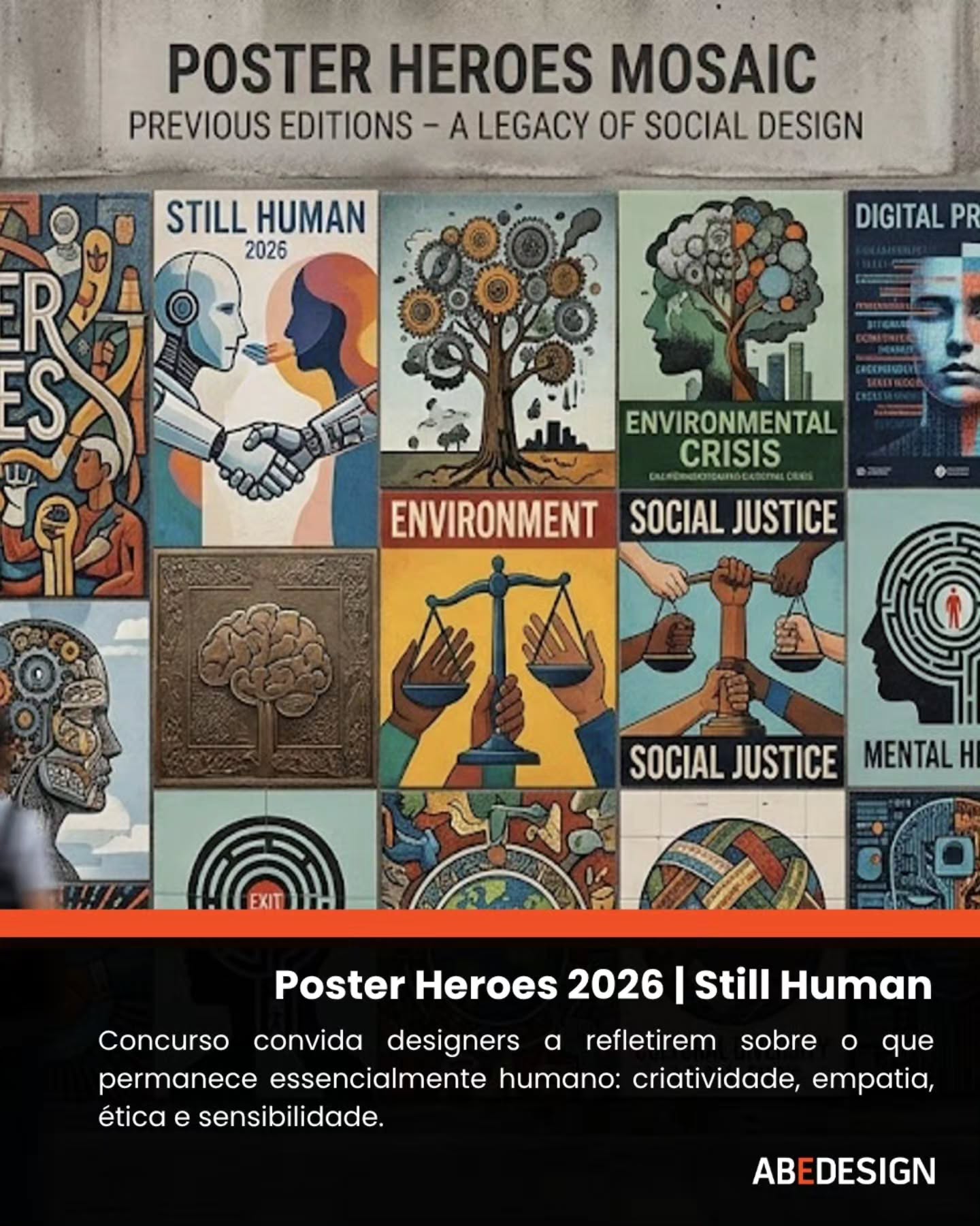 Republicação POSTER HEROES MOSAIC