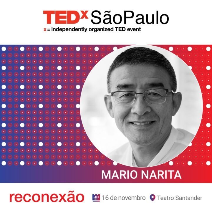 TEDx - Mario Narita, associado ABEDESIGN, será um dos palestrantes a contagiar o público e promover o debate sobre diferentes questões importantes no TEDx São Paulo.
