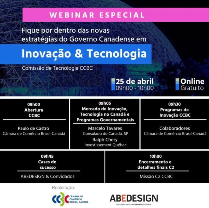 Webinar Especial de Inovação e Tecnologia